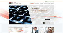 Desktop Screenshot of bg-phoenics.de