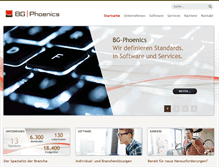 Tablet Screenshot of bg-phoenics.de